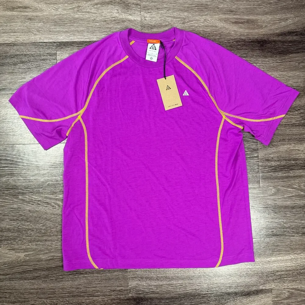 Nike ACG Dri-FIT ADV Goat Rocks Graphic T-Shirt Purple HJ2881-551 Men's Medium